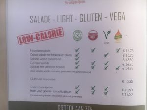 Glutenfrei in Groede: Speisekarte
